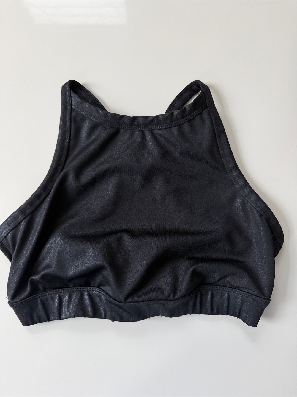 JoyLab Black High-Neck Racerback Sports Bra